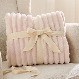 GentleSoft Pink Throw Blanket for Couch - Cozy Soft Blankets for Women, Cute Small Fleece Throws for Girls