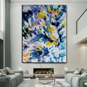 Hand Oil Pianting Original Hand Painted Canvas Art Painting Abstract Painting Large Wall Art Exta Large Canvas Uil Painting Textured Abstract Hom (Style: 01, size: 100x150cm)