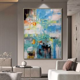 Hand Oil Pianting Original abstract painting Large abstract painting Hand painted original art Contemporary Abstract art Extra large abstract wal (Style: 01, size: 50X70cm)
